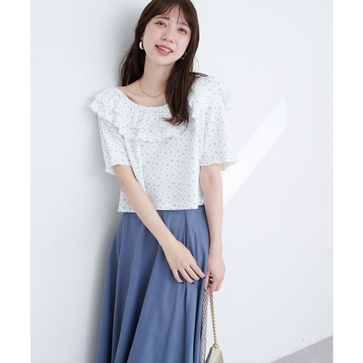 【natural couture】ワッフルフリルTOPS | NICE CLAUP / OLIVE des OLIVE　OUTLET | 詳細画像5 