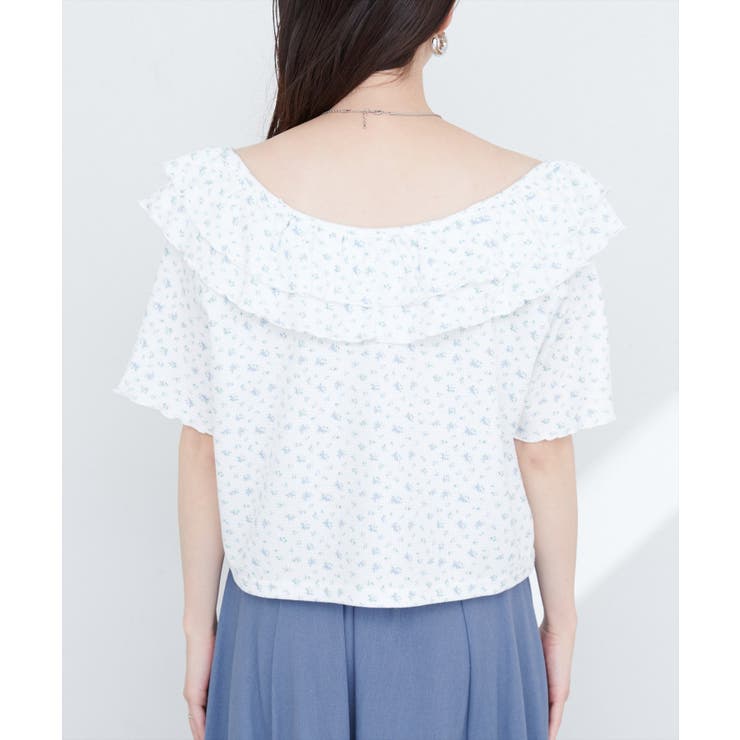 【natural couture】ワッフルフリルTOPS | NICE CLAUP / OLIVE des OLIVE　OUTLET | 詳細画像8 