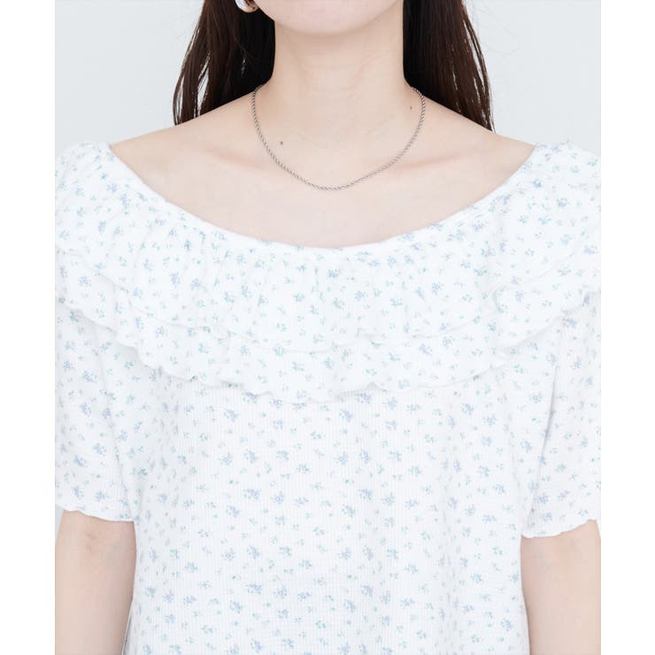 【natural couture】ワッフルフリルTOPS | NICE CLAUP / OLIVE des OLIVE　OUTLET | 詳細画像9 