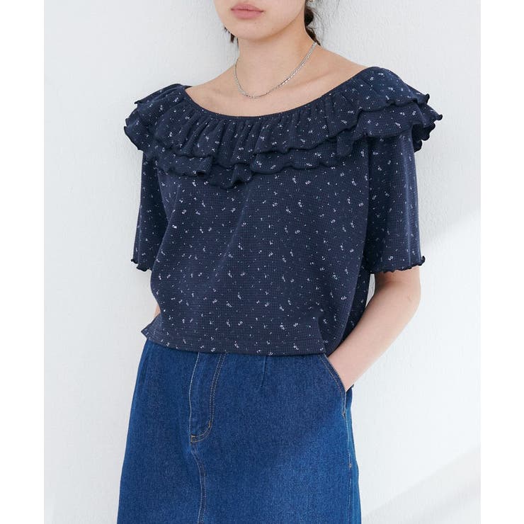 【natural couture】ワッフルフリルTOPS | NICE CLAUP / OLIVE des OLIVE　OUTLET | 詳細画像17 