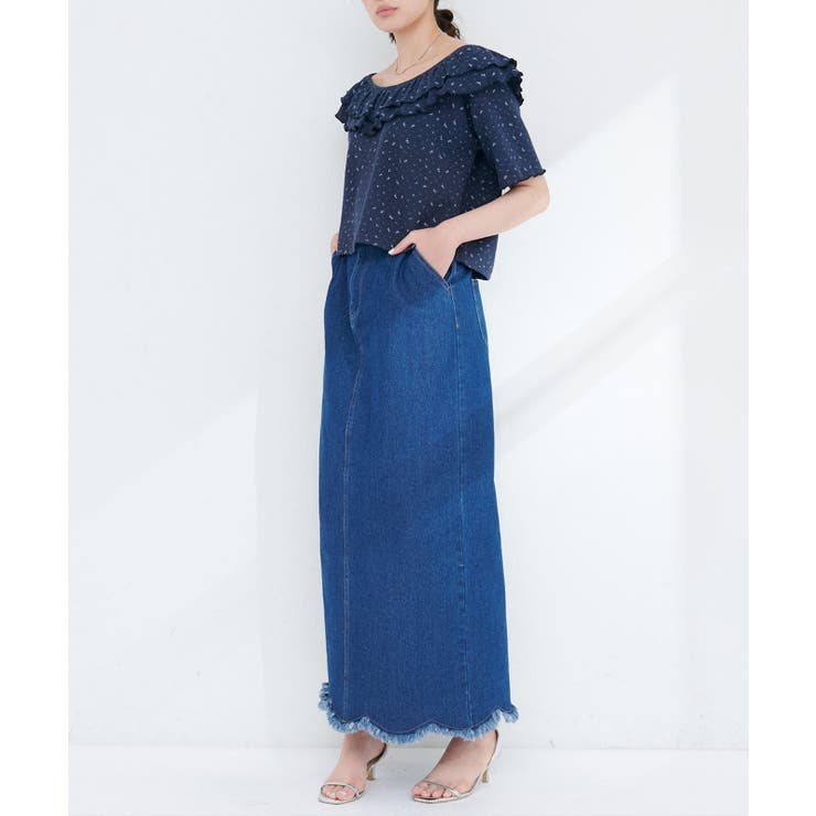 【natural couture】ワッフルフリルTOPS | NICE CLAUP / OLIVE des OLIVE　OUTLET | 詳細画像18 