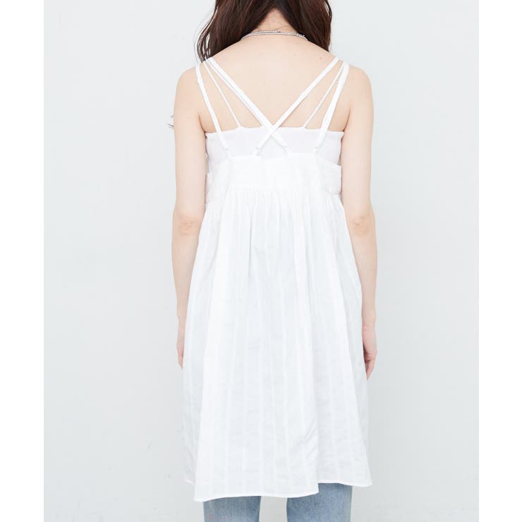 【natural couture】Wストラップキャミチュニック | NICE CLAUP / OLIVE des OLIVE　OUTLET | 詳細画像4 