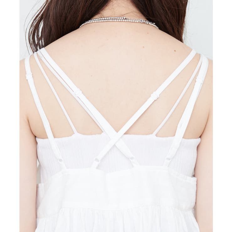 【natural couture】Wストラップキャミチュニック | NICE CLAUP / OLIVE des OLIVE　OUTLET | 詳細画像6 