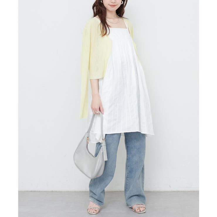 【natural couture】Wストラップキャミチュニック | NICE CLAUP / OLIVE des OLIVE　OUTLET | 詳細画像10 