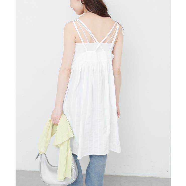 【natural couture】Wストラップキャミチュニック | NICE CLAUP / OLIVE des OLIVE　OUTLET | 詳細画像12 