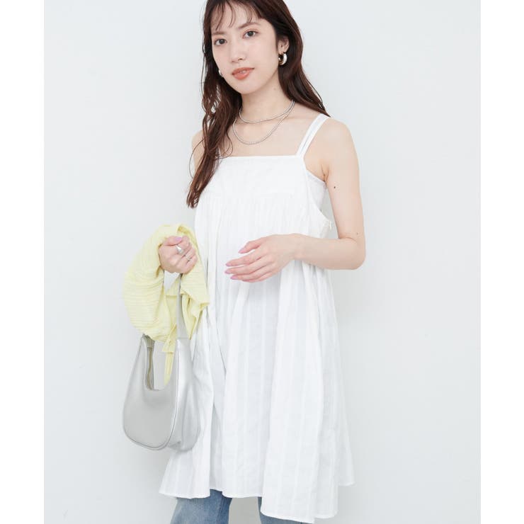 【natural couture】Wストラップキャミチュニック | NICE CLAUP / OLIVE des OLIVE　OUTLET | 詳細画像16 