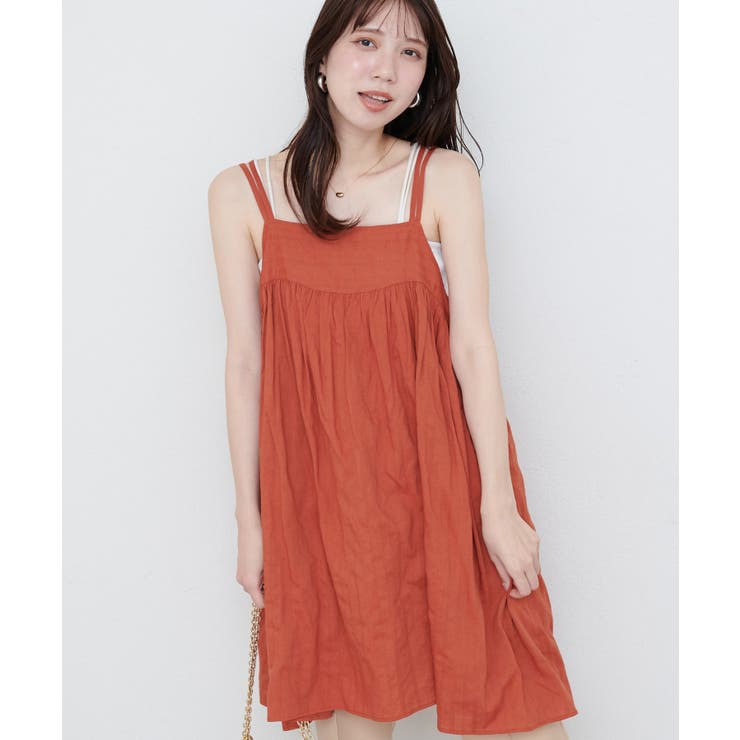 【natural couture】Wストラップキャミチュニック | NICE CLAUP / OLIVE des OLIVE　OUTLET | 詳細画像19 