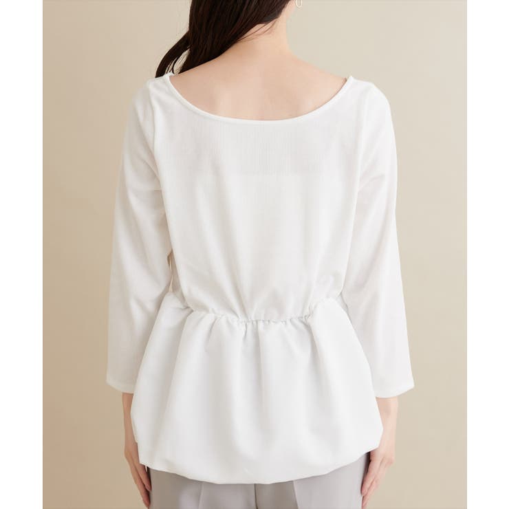  【natural couture】【大人ナチュ】バルーンヘム×リブトップス | NICE CLAUP / OLIVE des OLIVE　OUTLET | 詳細画像8 