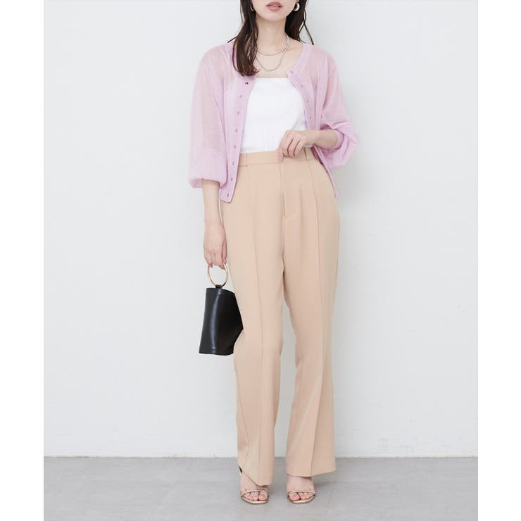 【natural couture】ドット釦シアーカーデ | NICE CLAUP / OLIVE des OLIVE　OUTLET | 詳細画像7 