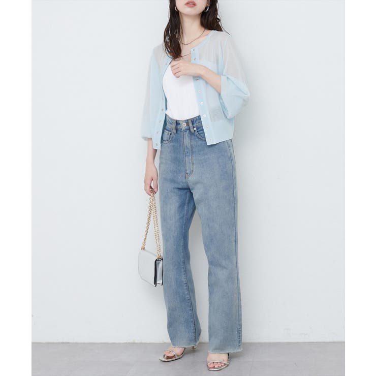 【natural couture】ドット釦シアーカーデ | NICE CLAUP / OLIVE des OLIVE　OUTLET | 詳細画像23 