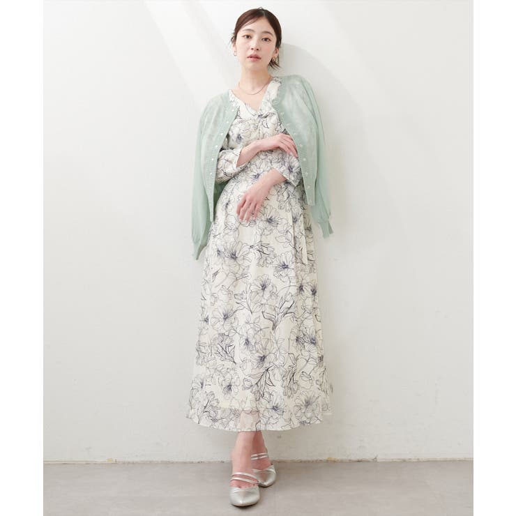 【natural couture】ドット釦シアーカーデ | NICE CLAUP / OLIVE des OLIVE　OUTLET | 詳細画像29 