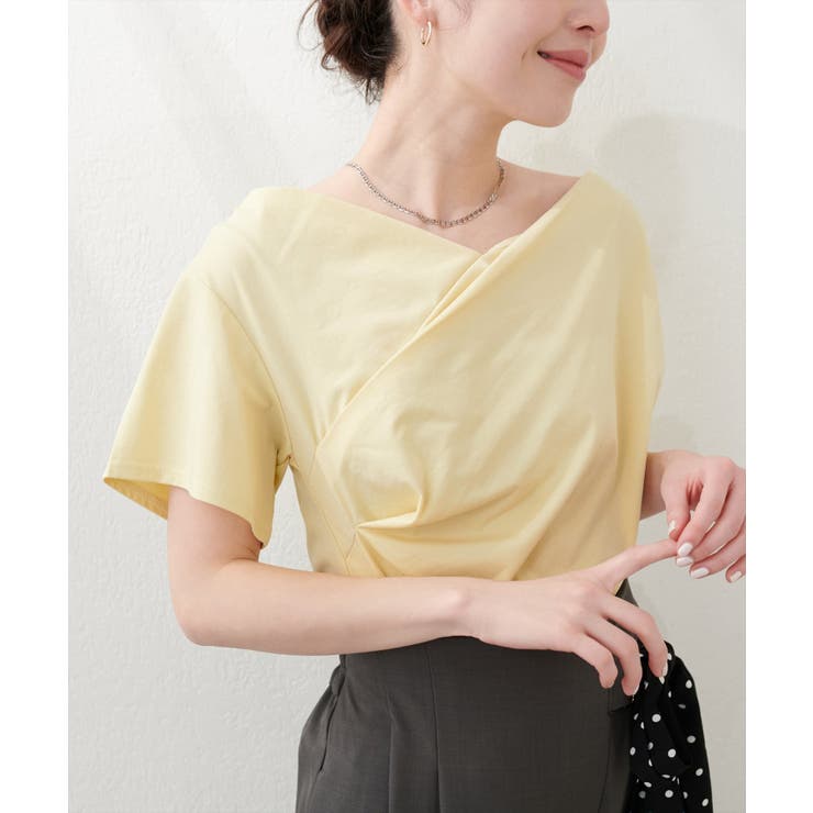【natural couture】ドレープカットプルオーバー | NICE CLAUP / OLIVE des OLIVE　OUTLET | 詳細画像2 