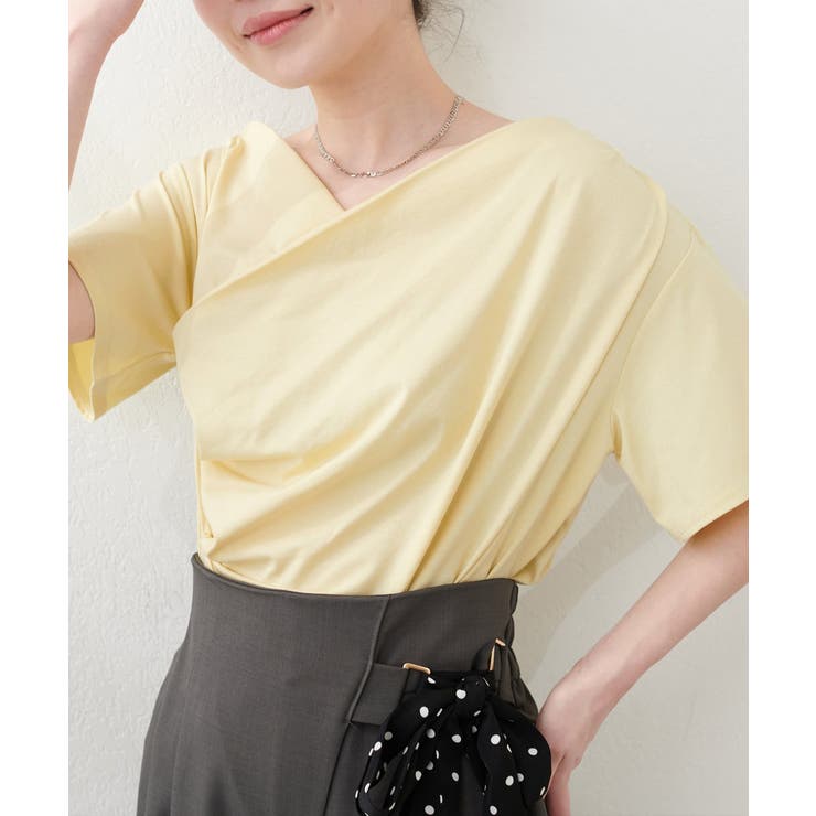 【natural couture】ドレープカットプルオーバー | NICE CLAUP / OLIVE des OLIVE　OUTLET | 詳細画像3 