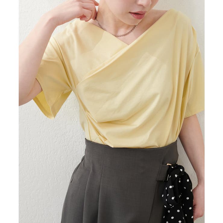 【natural couture】ドレープカットプルオーバー | NICE CLAUP / OLIVE des OLIVE　OUTLET | 詳細画像4 