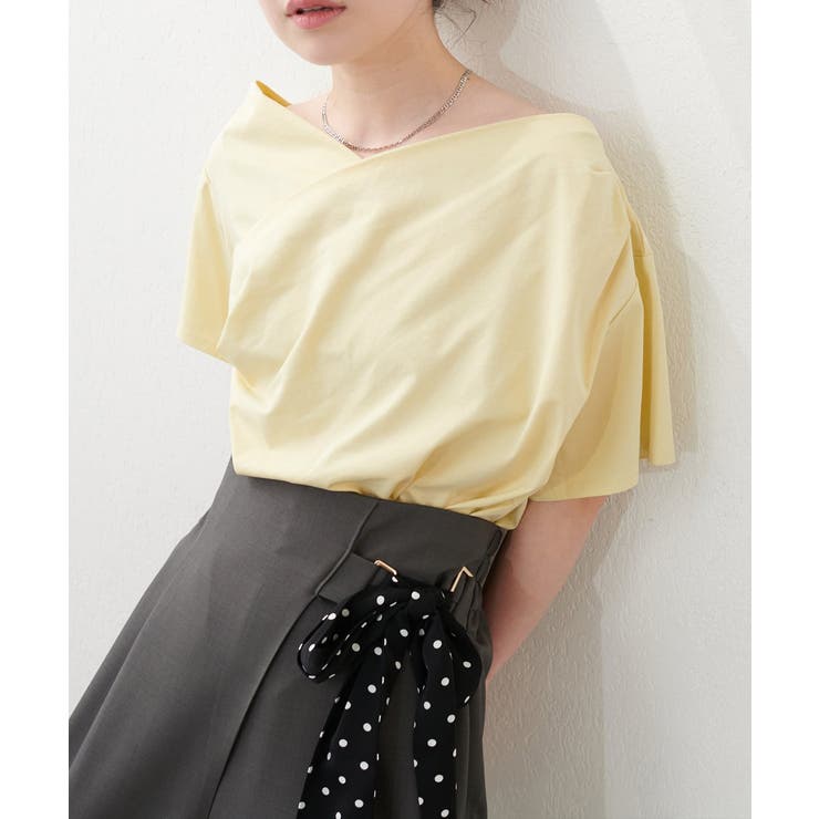 【natural couture】ドレープカットプルオーバー | NICE CLAUP / OLIVE des OLIVE　OUTLET | 詳細画像5 