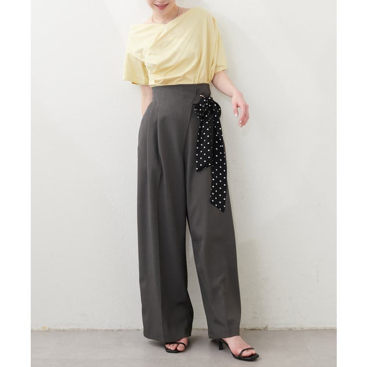 【natural couture】ドレープカットプルオーバー | NICE CLAUP / OLIVE des OLIVE　OUTLET | 詳細画像6 