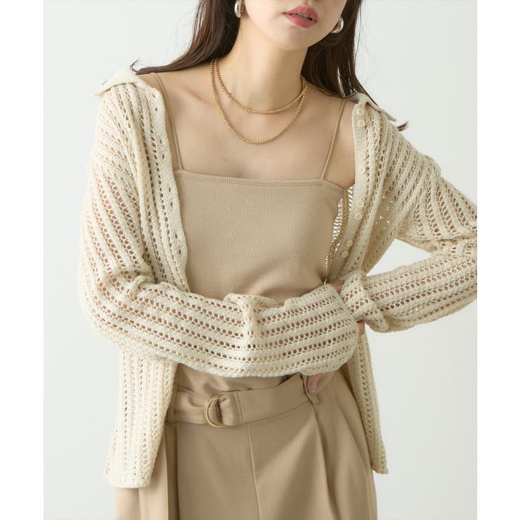 カップ付きベアキャミ | NICE CLAUP / OLIVE des OLIVE　OUTLET | 詳細画像1 