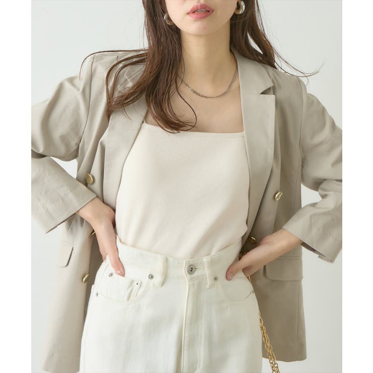 カップ付きベアキャミ | NICE CLAUP / OLIVE des OLIVE　OUTLET | 詳細画像3 