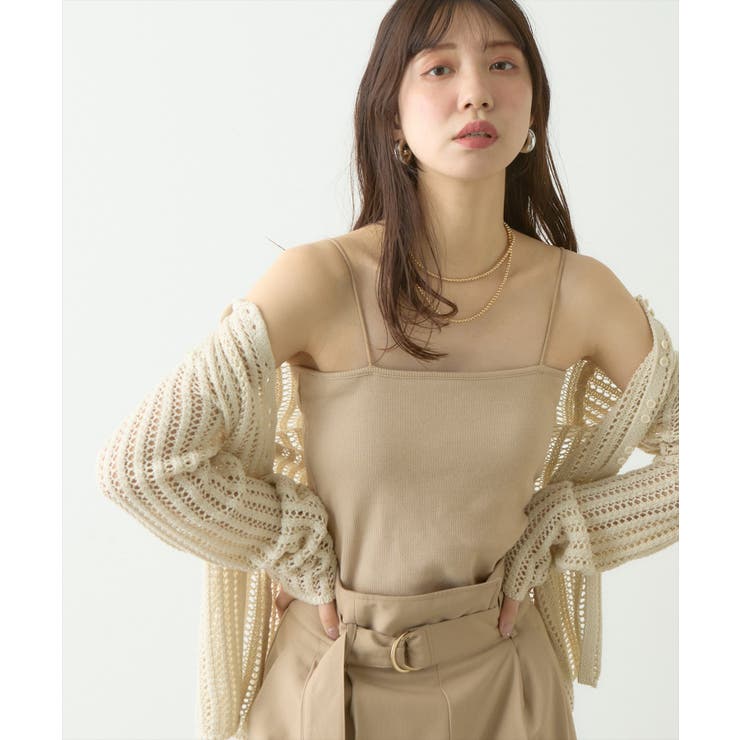 カップ付きベアキャミ | NICE CLAUP / OLIVE des OLIVE　OUTLET | 詳細画像19 