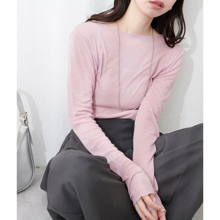 【natural couture】とろみシアープルオーバー | NICE CLAUP / OLIVE des OLIVE　OUTLET | 詳細画像21 