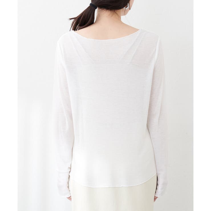 【natural couture】とろみシアープルオーバー | NICE CLAUP / OLIVE des OLIVE　OUTLET | 詳細画像17 