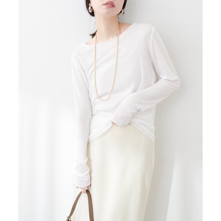 オフ | 【natural couture】とろみシアープルオーバー | NICE CLAUP / OLIVE des OLIVE　OUTLET
