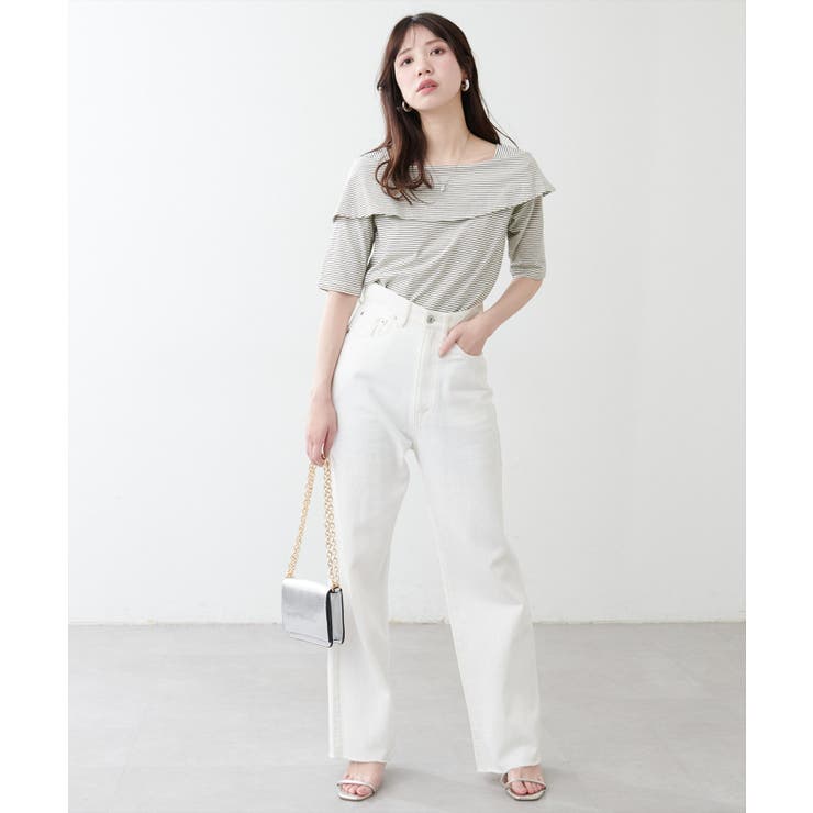 【natural couture】オフショルデザインカットソーTOPS | NICE CLAUP / OLIVE des OLIVE　OUTLET | 詳細画像3 