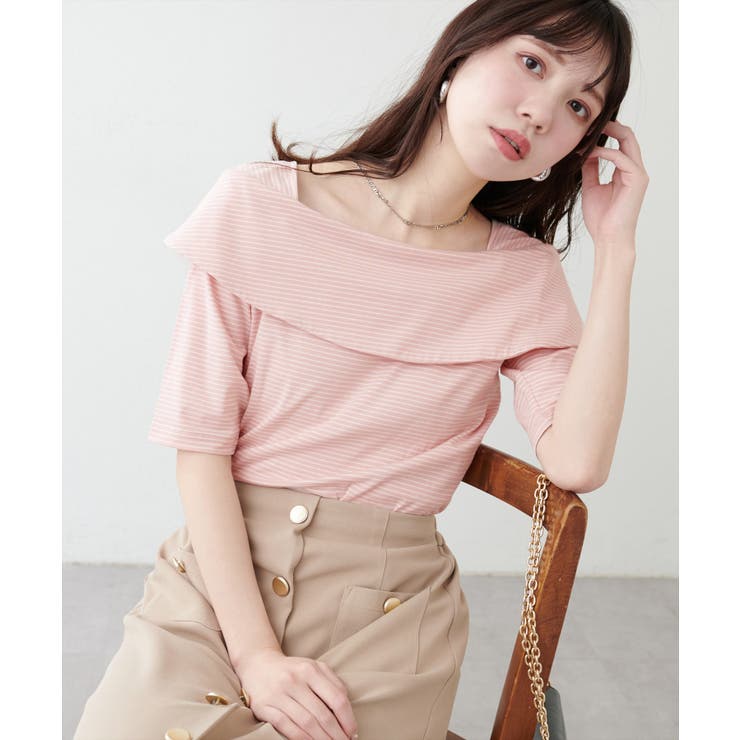 【natural couture】オフショルデザインカットソーTOPS | NICE CLAUP / OLIVE des OLIVE　OUTLET | 詳細画像11 