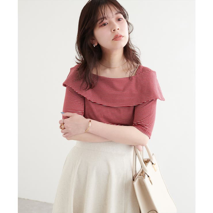 【natural couture】オフショルデザインカットソーTOPS | NICE CLAUP / OLIVE des OLIVE　OUTLET | 詳細画像15 