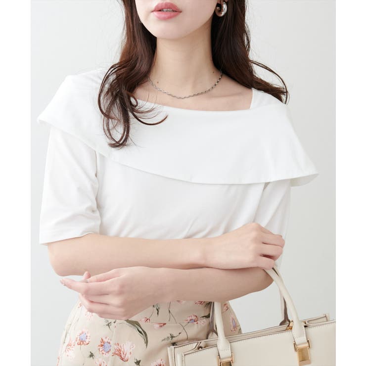 【natural couture】オフショルデザインカットソーTOPS | NICE CLAUP / OLIVE des OLIVE　OUTLET | 詳細画像23 