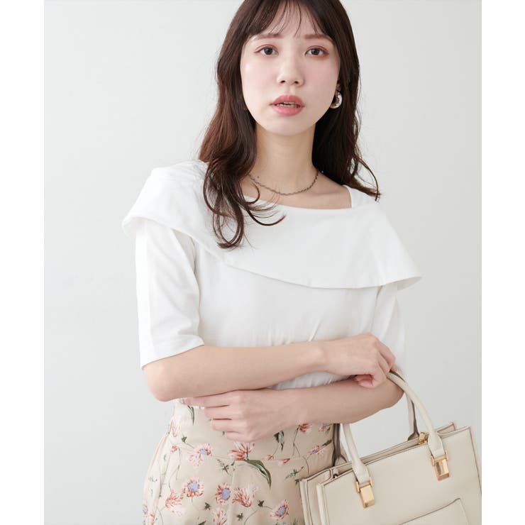 【natural couture】オフショルデザインカットソーTOPS | NICE CLAUP / OLIVE des OLIVE　OUTLET | 詳細画像24 