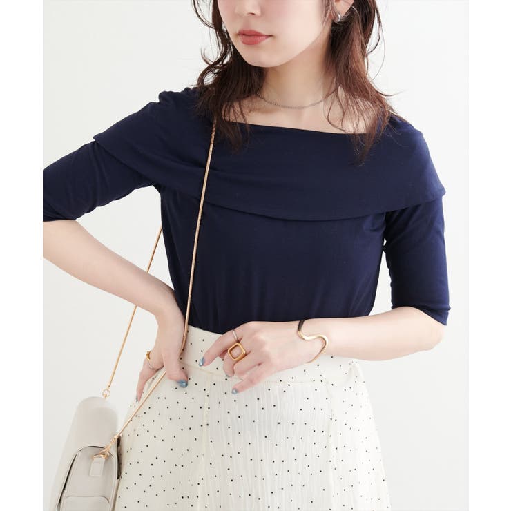 【natural couture】オフショルデザインカットソーTOPS | NICE CLAUP / OLIVE des OLIVE　OUTLET | 詳細画像31 