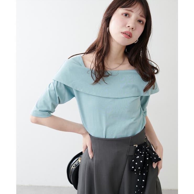 【natural couture】オフショルデザインカットソーTOPS | NICE CLAUP / OLIVE des OLIVE　OUTLET | 詳細画像36 