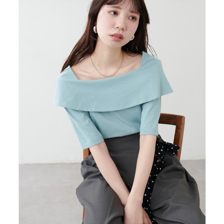 【natural couture】オフショルデザインカットソーTOPS | NICE CLAUP / OLIVE des OLIVE　OUTLET | 詳細画像37 