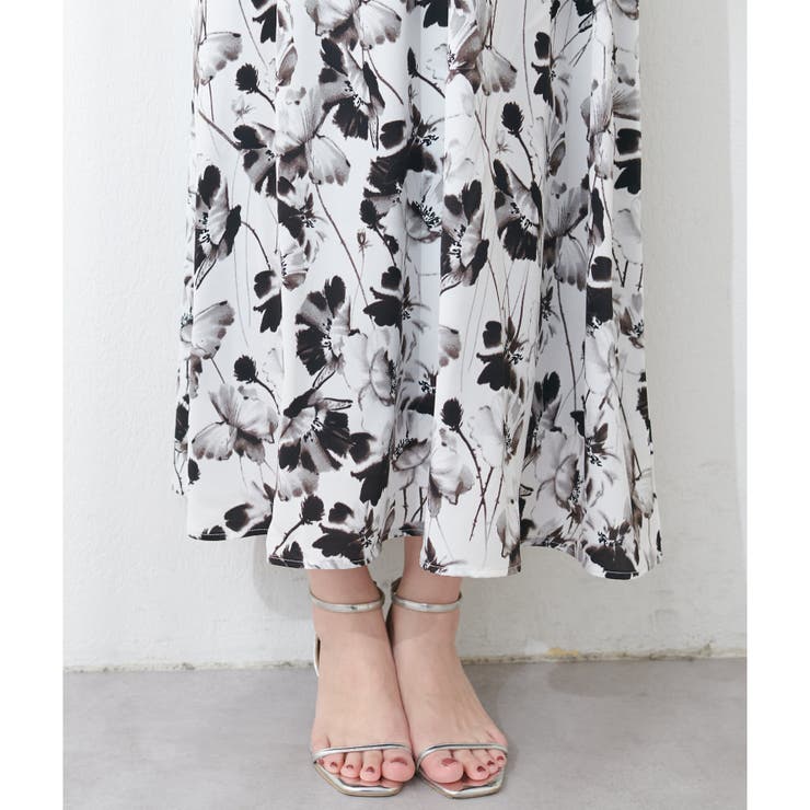 前後2way花柄ドッキングニットワンピース | NICE CLAUP / OLIVE des OLIVE　OUTLET | 詳細画像29 