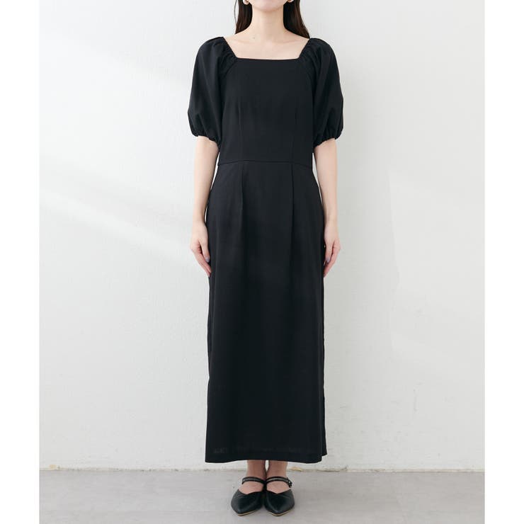 【natural couture】〈ako〉綿麻パフ袖ワンピース | NICE CLAUP / OLIVE des OLIVE　OUTLET | 詳細画像29 