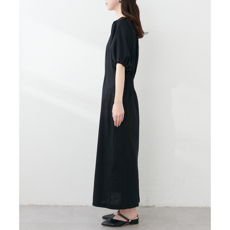 【natural couture】〈ako〉綿麻パフ袖ワンピース | NICE CLAUP / OLIVE des OLIVE　OUTLET | 詳細画像30 