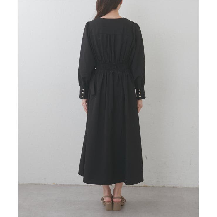 【natural couture】オープンネックレディワンピース | NICE CLAUP / OLIVE des OLIVE　OUTLET | 詳細画像7 