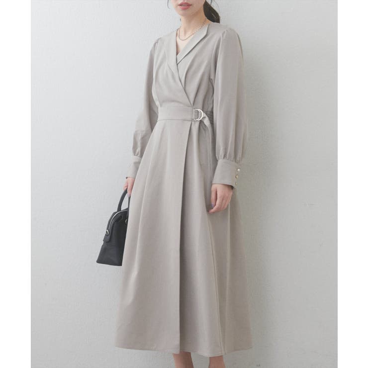 【natural couture】オープンネックレディワンピース | NICE CLAUP / OLIVE des OLIVE　OUTLET | 詳細画像32 