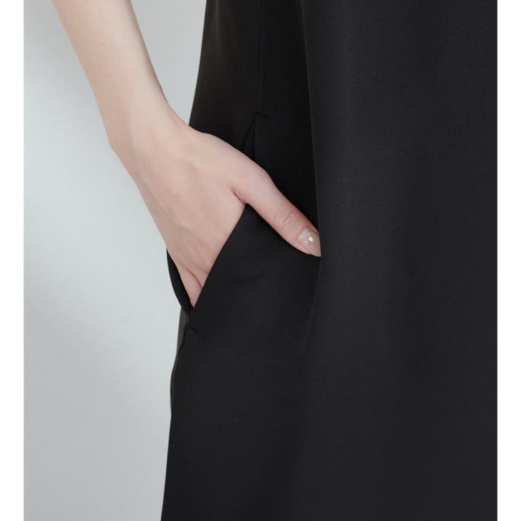 【natural couture】カットジョーゼットVネックワンピース | NICE CLAUP / OLIVE des OLIVE　OUTLET | 詳細画像24 