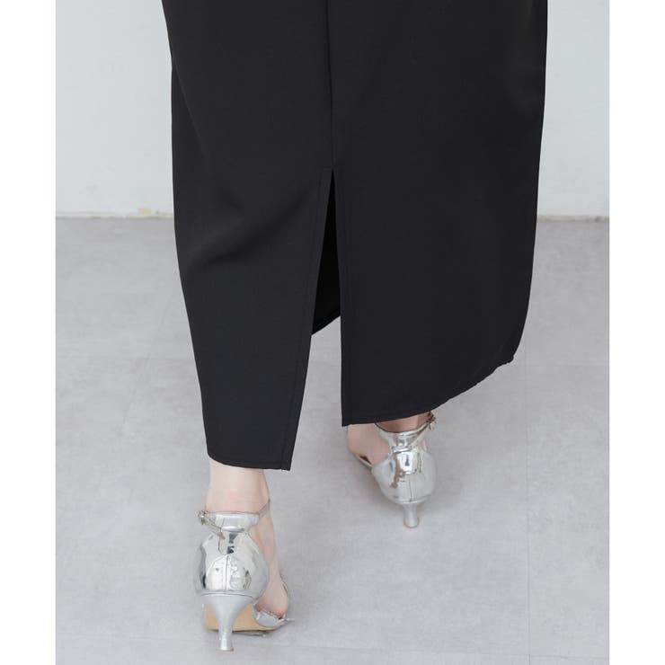 【natural couture】カットジョーゼットVネックワンピース | NICE CLAUP / OLIVE des OLIVE　OUTLET | 詳細画像26 