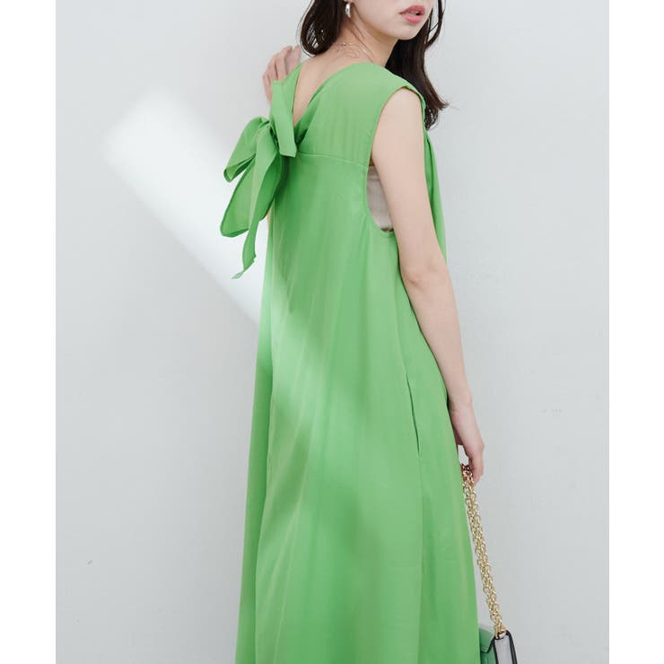 パッケージリボン  カーキ The Azalea Maxi Nap Dress - Green Jacquard Stripe – Hill House Home