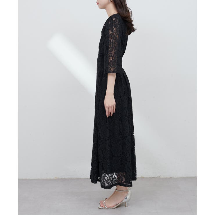 レトロレースワンピース[品番：NCLW0016316]｜NICE CLAUP