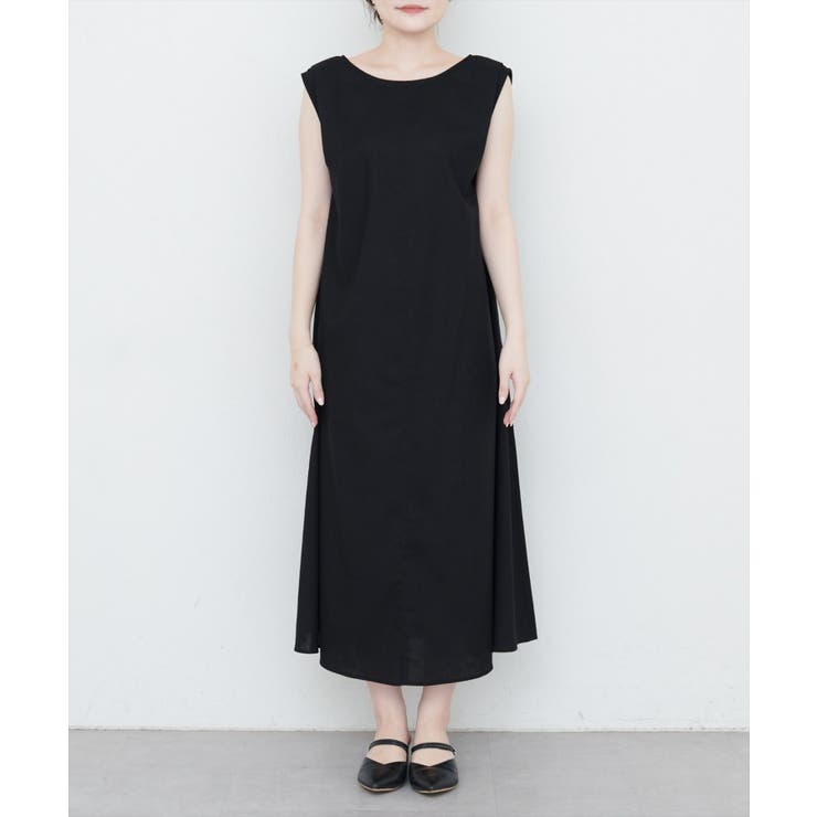 【natural couture】選べる袖丈前後2WAYベルト付きワンピース | NICE CLAUP / OLIVE des OLIVE　OUTLET | 詳細画像4 