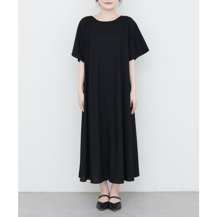 【natural couture】選べる袖丈前後2WAYベルト付きワンピース | NICE CLAUP / OLIVE des OLIVE　OUTLET | 詳細画像5 