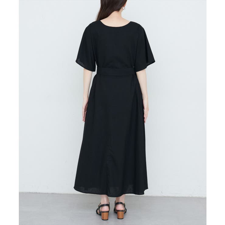 【natural couture】選べる袖丈前後2WAYベルト付きワンピース | NICE CLAUP / OLIVE des OLIVE　OUTLET | 詳細画像11 