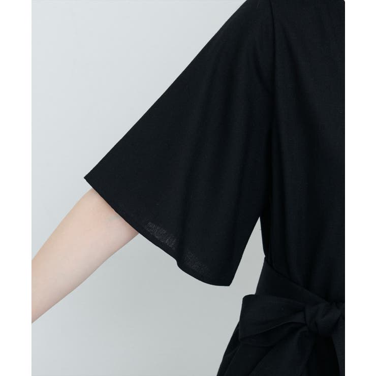 【natural couture】選べる袖丈前後2WAYベルト付きワンピース | NICE CLAUP / OLIVE des OLIVE　OUTLET | 詳細画像15 