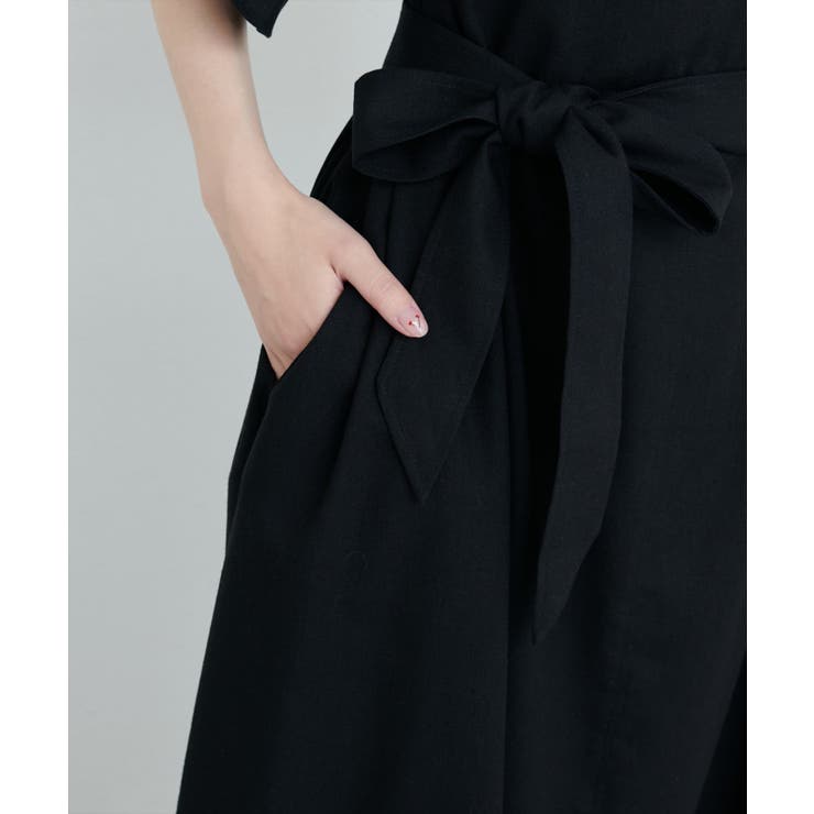 【natural couture】選べる袖丈前後2WAYベルト付きワンピース | NICE CLAUP / OLIVE des OLIVE　OUTLET | 詳細画像16 