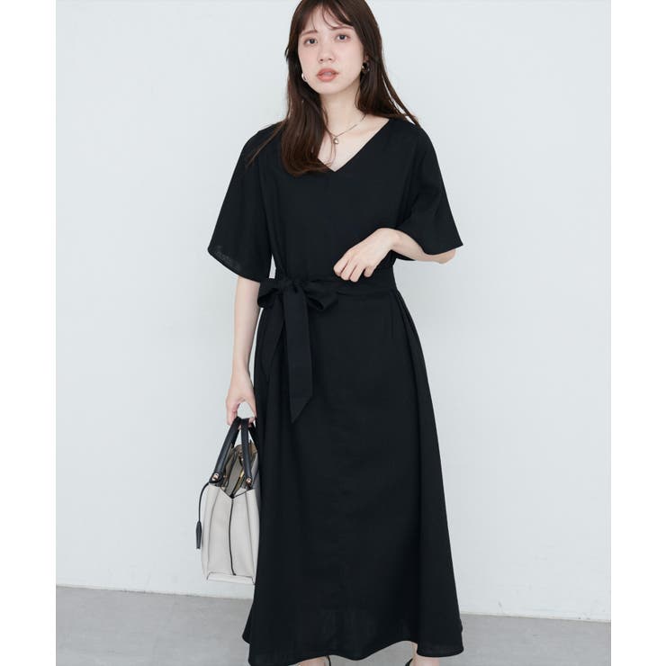 【natural couture】選べる袖丈前後2WAYベルト付きワンピース | NICE CLAUP / OLIVE des OLIVE　OUTLET | 詳細画像27 