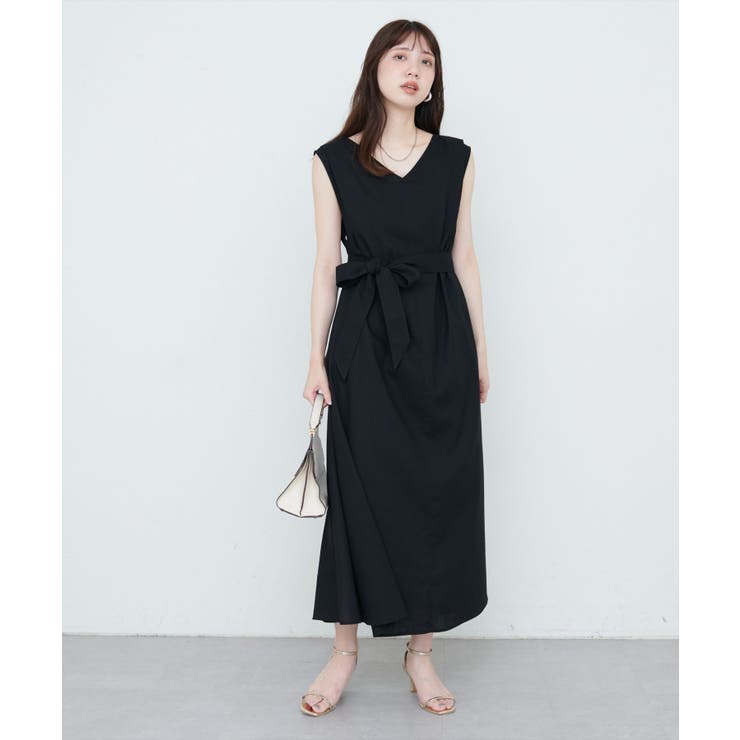 【natural couture】選べる袖丈前後2WAYベルト付きワンピース | NICE CLAUP / OLIVE des OLIVE　OUTLET | 詳細画像31 